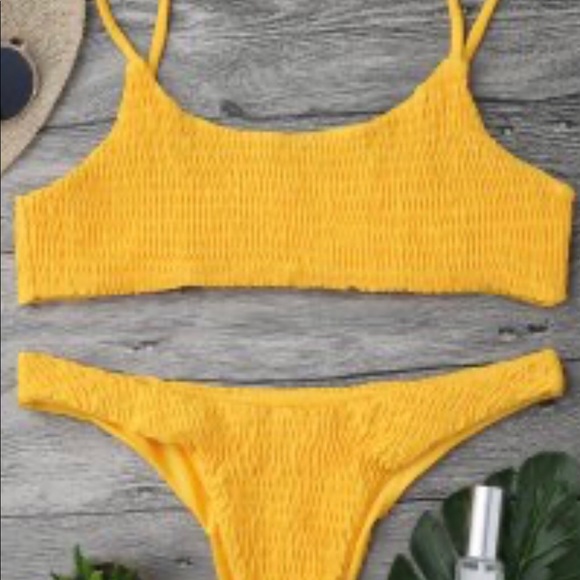 Orange bathing suit - Picture 2 of 2